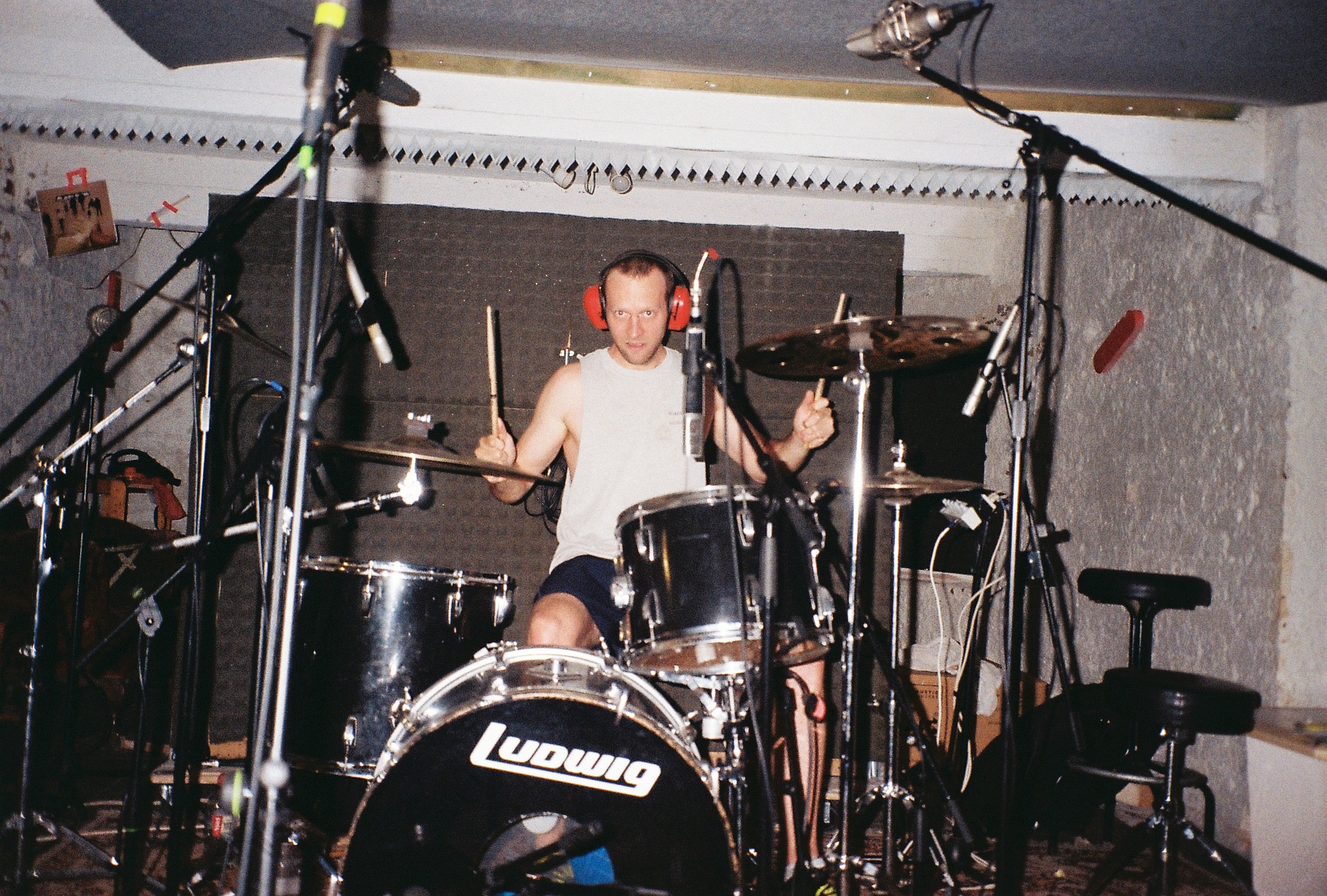 Drummer recording