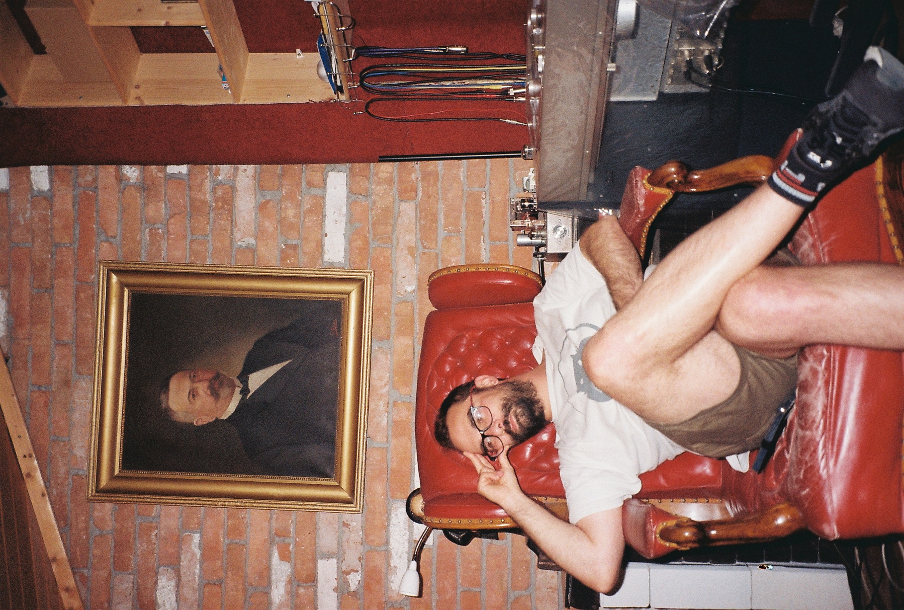 In the studio
